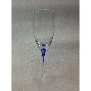 Beautiful Vintage Orrefors Intermezzo Blue Sherry Glass